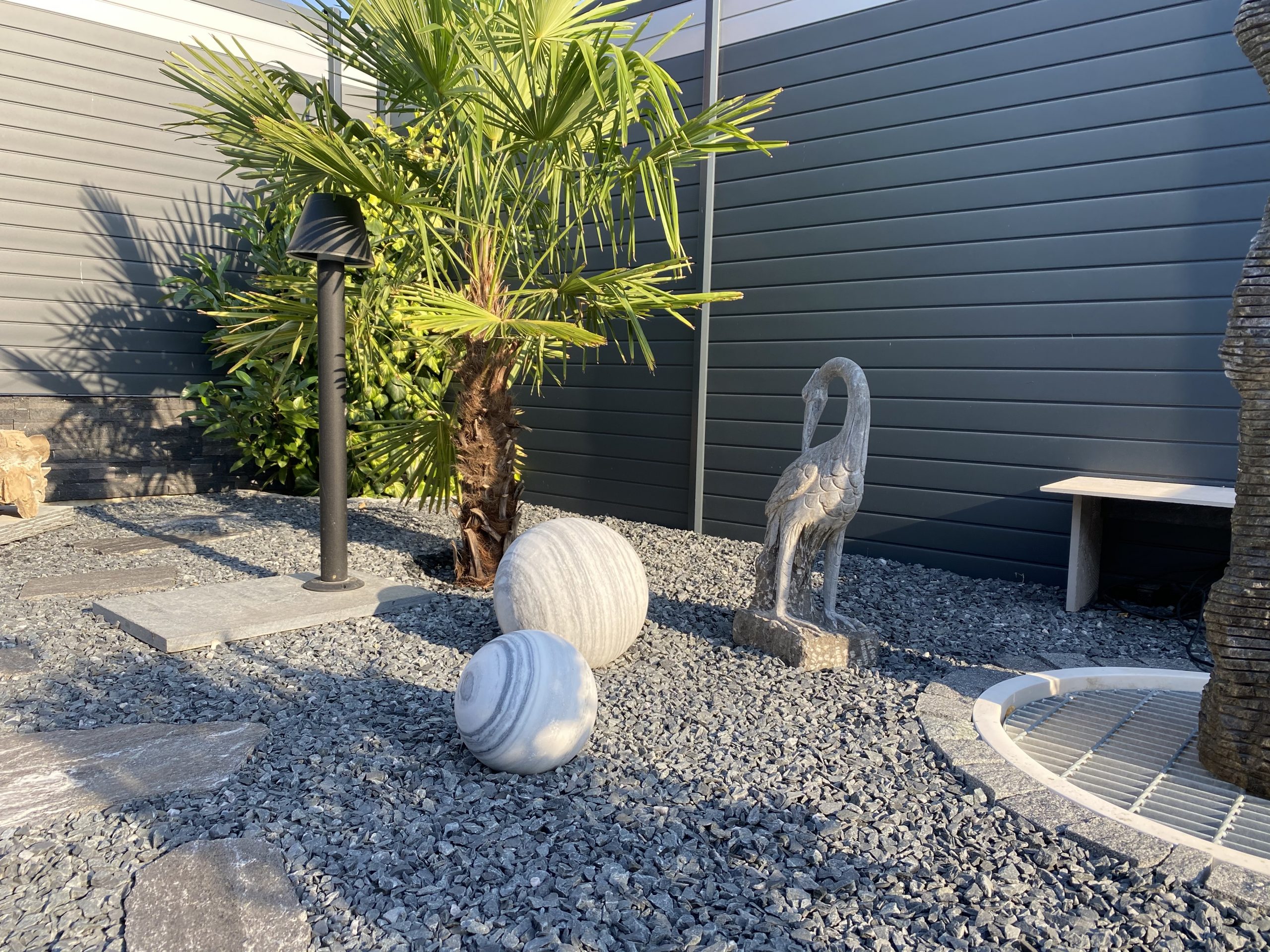 Chouettes Décoratives En Pierre Massive Pour Jardin - Lot De 2, Résistantes Au Gel -30°C, Fait Main En Allemagne
