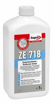 ZE 718 Sopro Nettoyantdétachant fin de chantier 1 litre